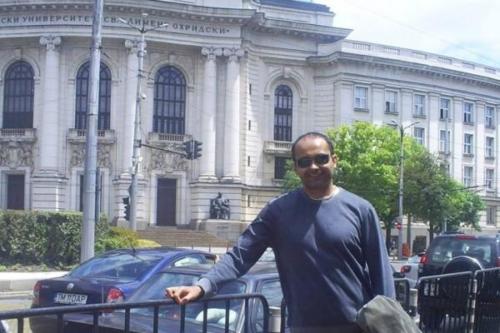 Next to the Sofia University in Bulgaria